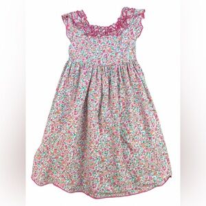 SAVANNAH Girls Floral Print Dress with Sash- 5T